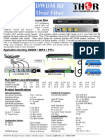 Satellite To The Home Over Fiber + Ethernet Up To 6 LNB + Ethernet Over Single Fiber To Homes