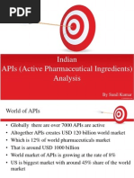 Active Pharmaceuticals Ingredients in India