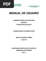 Manual de Usuario Primera Entrega Samy