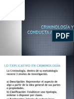 Criminología y Conducta Antisocial