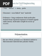 Polymers in Civil Engineering