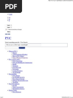 PVC's Physical Properties - PVC