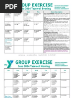 Tazewell June 2014 Group Exercise