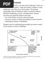 Hillslope Processes