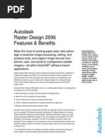 Autodesk Raster Design 2006 Features & Benefits