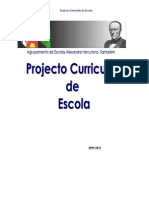 Projecto Curricular de Escola