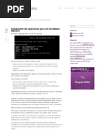 Instalación de Opensuse Por Red Mediante Tftp-Pxe PDF
