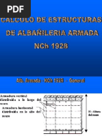 Calculo Albañileria Armada