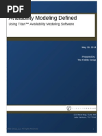 Availability Modeling