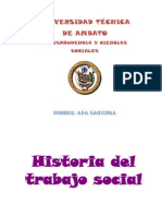 Historia Del Trabajo Social en Power Point