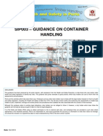 Container Handling Guidance