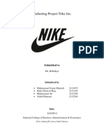 Marketing Project Nike Inc