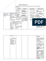 Matriz de Consistencia