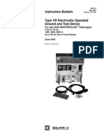 Circuit Breaker - Ground & Test Device Type VR Electrically Operated