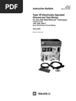 Circuit Breaker - Ground & Test Device Type VR Electrically Operated