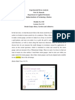 Experimental Stress Analysis Prof. K. Ramesh Department of Applied Mechanics Indian Institute of Technology, Madras