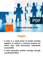 Module 7 - Teams and Team Work