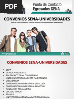 Convenio Sena - Universidades