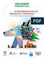 ASEF Report Sustainable Development Goals and Indicators For A Small Planet