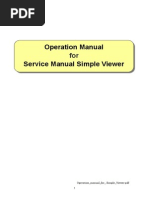 Operation Manual For Simple Viewer