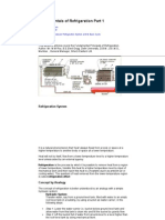 Fundamentals of Refrigeration Part 1