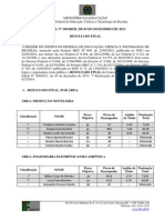 Edital - Resultado Final Concurso - Edital 209-2013