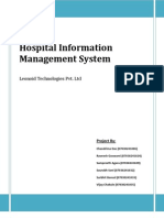 Hospital Information Management System - Cover Page