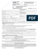 DL-14A Texas Driver's License Form