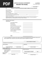 Form Travel Request