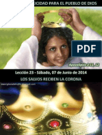 Lección 23 - Coronas y Felicidad para El Pueblo de Dios