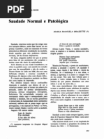 Saudade Normal e Patológica