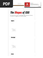 The Shapes of CSS