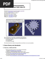 CSM Designing Parametric Spur Gears With Catia V5