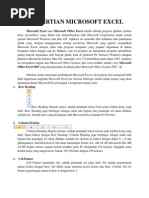 Definisi Microsoft Excel