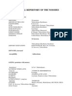 Pathological Repertory of The Nosodes