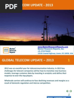 Global Telecom Update - 2013: Market Research Reports, Inc. +91-8762746600 15192 Coastal Highway, Lewes, DE 19958, USA