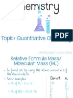 IGCSE Chemistry - Quantitative Chemistry