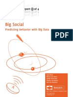 Big Social Predicting Behavior With Big Data