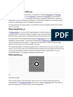 Physics of Holography: Plane Wavefronts