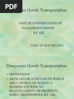 Dangerous Goods Transportation.