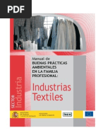 Manual de Buenas Practicas Ambientales Industrias Textiles