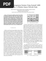 Modeling Heterogeneous Systems Using Systemc-Ams Case Study: A Wireless Sensor Network Node