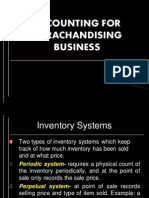 Accounting For Merachandising Business