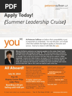 PS Leadership Cruise Flyer