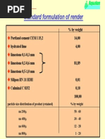 Standard Formulation of Render