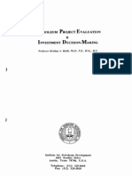 Petroleum Project Evaluation & Investment Decision Making