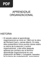 Aprendizaje Organizacional