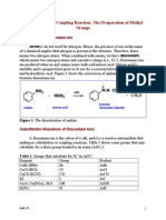 Lab 13 A Diazotization-Coupling Reaction - The Preparation of Methyl Orange