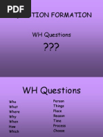 Question Formation: WH Questions