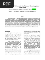 Characterization of Carbohydrates Using Thin-Layer Chromatography and Nelson's Method